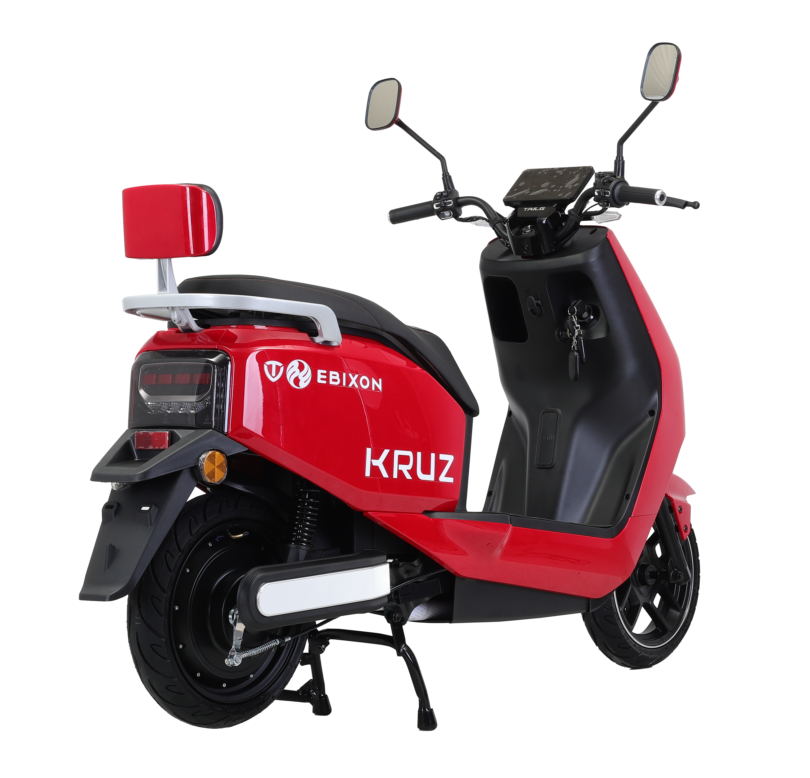 Side view of casual crewneck sweatshirt